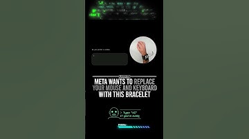 Meta Wants to replace your mouse and keyboard with this bracelet #shorts #meta #tech #news