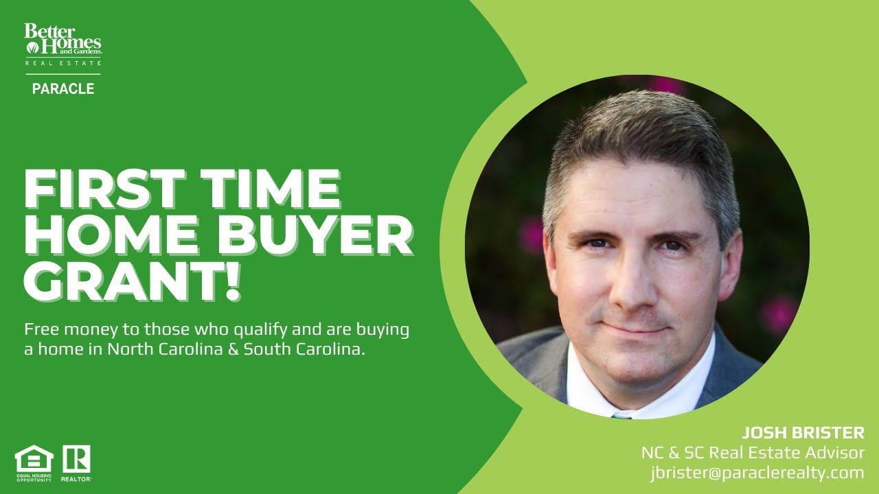 North Carolina (and South) First Time Home Buyer Grant. FREE MONEY