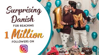 Surprising Danish For Reaching 1 Million Followers On Instagram | Danish & Sana