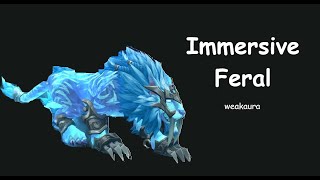 Immersive Feral weakaura on World of Warcraft