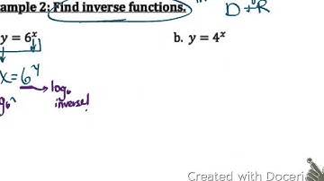 Target 7.2B - Inverses with Logarithms