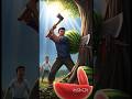 Rhino saves watermelon plants from drying out by watering them 😭 #ai #plants #save #water