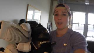 This video is about how to wash hockey equipment