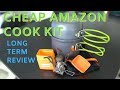 cheap amazon camping cook kit long term review