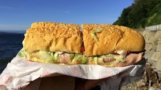 Jersey Mike S 6 Famous Roast Beef And Provolone Sub Review Youtube