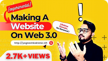 How To Create Website On Web 3 0? | Web 3.0 पे website कैसे बनाए? |Buy NFT Domain | Yagnesh Kaklotar