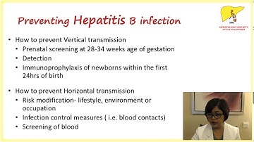 HSP Webinar - Prevention of Transmission and Reactivation of Hepatitis B Infection (Jane Campos, MD)