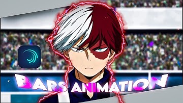 MOVING BARS LIKE XENOZ | ALIGHT MOTION TUTORIAL | PRESET !