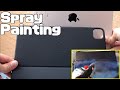 Spray painting on an iPad...