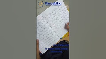 Students Write English in Neat & Speedy Handwriting | Shraddha Handwriting Classes Hyderabad