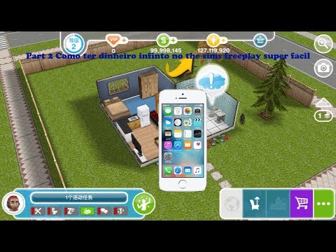 PART 2 COMO TER DINHEIRO INFINITO NO SIMS FREEPLAY NO IPHONE