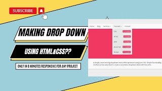 How To Make Drop Down Menu Using HTML And CSS | HTML We... | Doovi