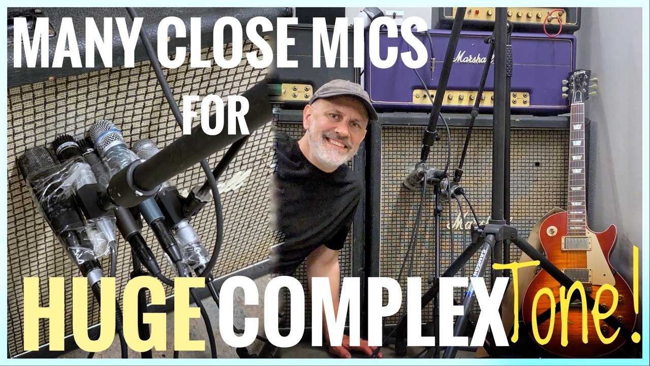 Blending 5 Close Mics to really capture the Lows, Mids and Highs of