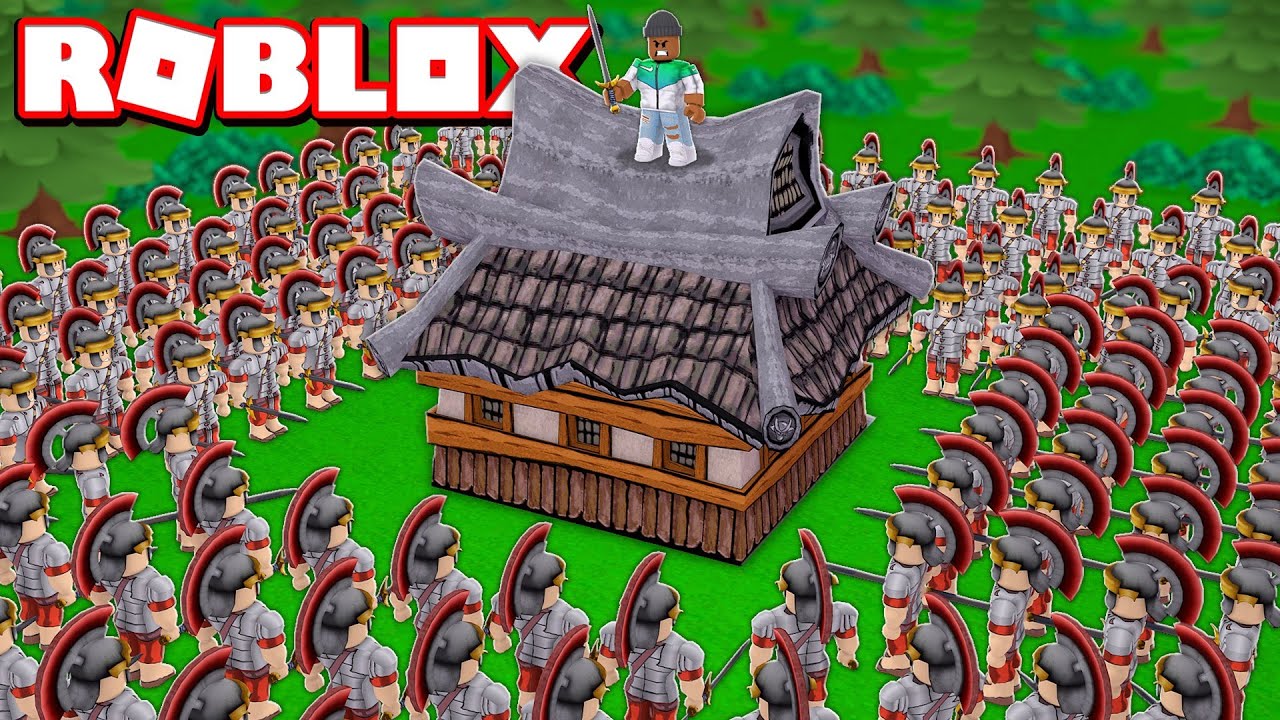 Build A Fortress To Survive In Roblox Youtube - building the biggest fort and defeating monsters roblox