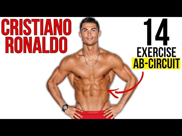 Cristiano Ronaldo's Six Pack Abs Workout Routine (NO EQUIPMENT!) 