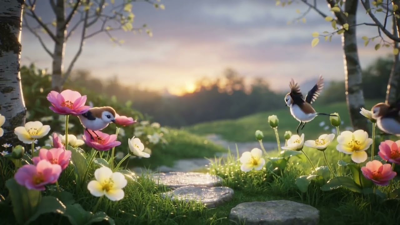 Garden Sunrise | Peaceful Morning