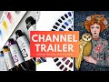 Aunia kahn art tutorials  reviews channel trailer