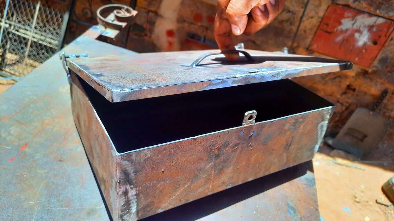 تعلم أسهل طريقة لعمل صندوق حديدي للمبتدئين / Learn the easiest way to make an iron box for beginners