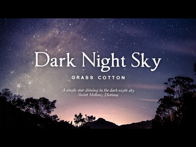 Ver 어두운 밤하늘에 빛나는 별 하나 l GRASS COTTON+ no YouTube