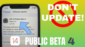 iOS 14 Public Beta 4 - DON’T Update YET!