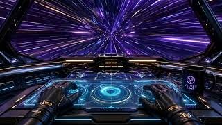 POV: Navigating a Luxury Ship Through Hyperspace 🌌 Deep Space Techno [ZERO COPYRIGHT]