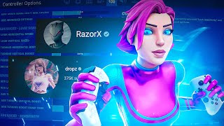 Trying The *NEW BEST* Console Controller Players Settings... (Ft. RazorX, Tkay, Dropz)