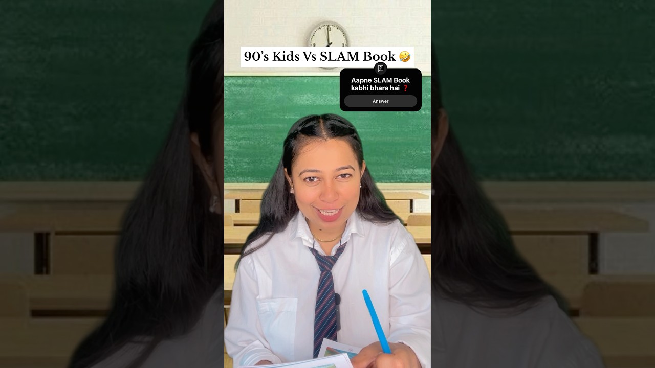 90&rsquo;s Kids Vs Slam book &hearts;️ #90s #kids #schooldays #youtubeshorts #viral