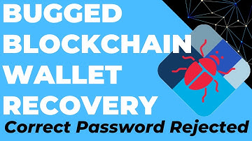 Recovering Bugged Blockchain Wallet, Decrypt & Dump via BTCRecover (Correct Password Doesn