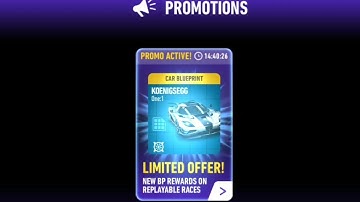 NFS NO LIMITS ☆《 KOENIGSEGG ONE BLUEPRINT 》☆《 LIMITED OFFER PART 2 》☆ [25 08 2025 - 27 08 2025]