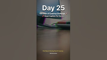 Welcome to Day 25 of my #100DaysOfCode Challenge! 🎉 Thanks For Apna College #coding #todaysrajcoding