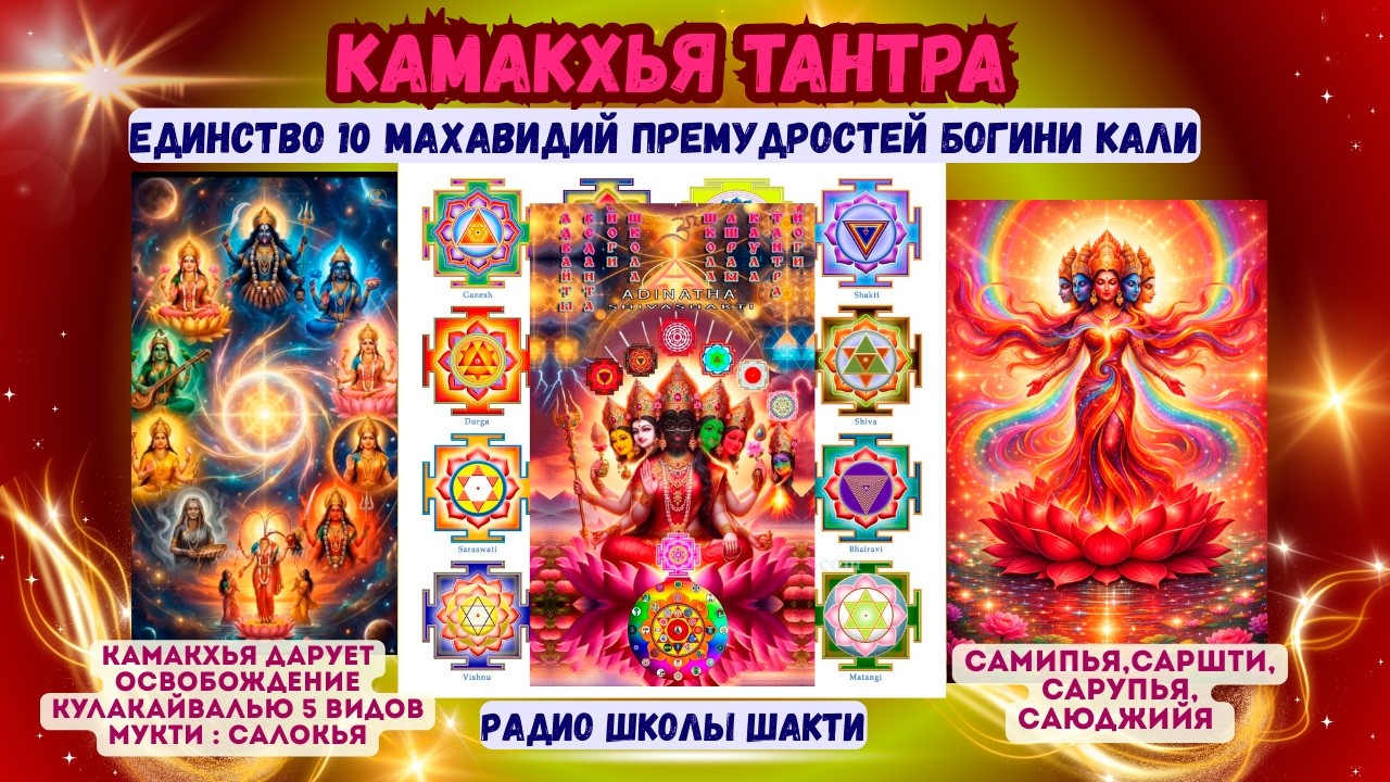 Камакхья Тантра единство 10 Махавидий Премудростей Богини Кали- Камакхья дарует Освобождение