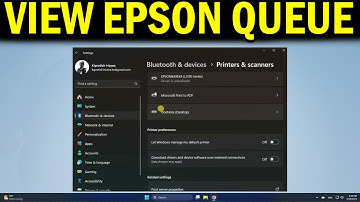 How To View Your Print Queue With Your Epson Printer