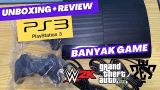 Unboxing + review PS3 Super Slim 500gb CFW Hen Terbaru!!