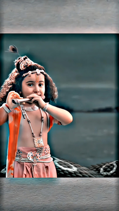 Krishna aur nag kaliya 😔 #mahadev #krishna #shorts #trending