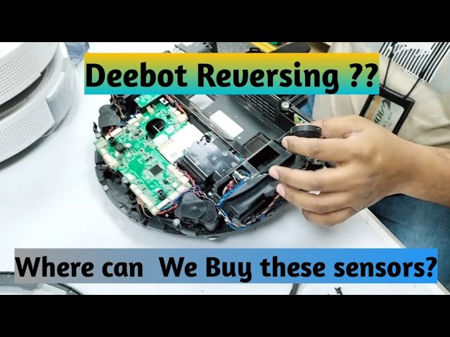 How to Fix if Deebot Reversing/ Giving Error Please clean My Anti-Drop  Sensors - YouTube