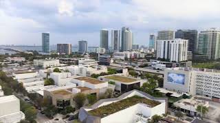 4K Drone Footage - Midtown Miami From Design District - Miami, FL, U.S.A.