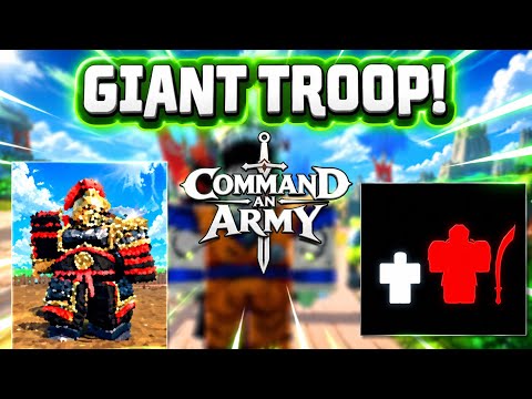 WE ARE GETTING THE FIRST GIANT TROOP?! (sneak peak) | Command An Army 