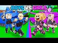 Boys vs girls who will win  roblox funny moments