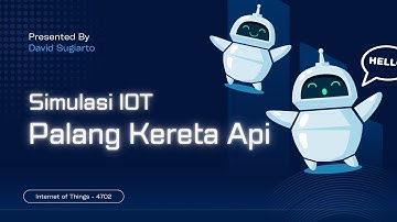 Simulasi IOT Palang Kereta Api dengan Buzzer, LED, dan Servo dengan Pushbutton sebagai On/Off