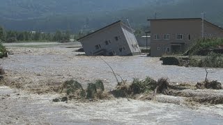 北海道でも浸水相次ぐ 台風１０号被害