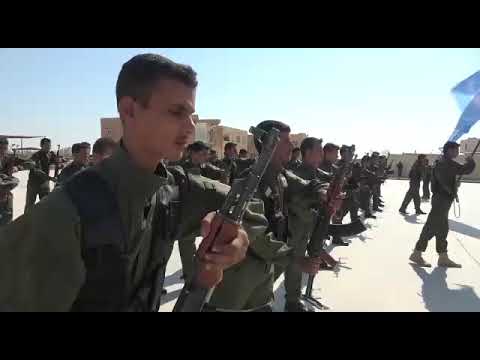 تخريج دروة الشهيد محمد خلف العايد الخاصة بقسم العمليات في إقليم ديرالزور