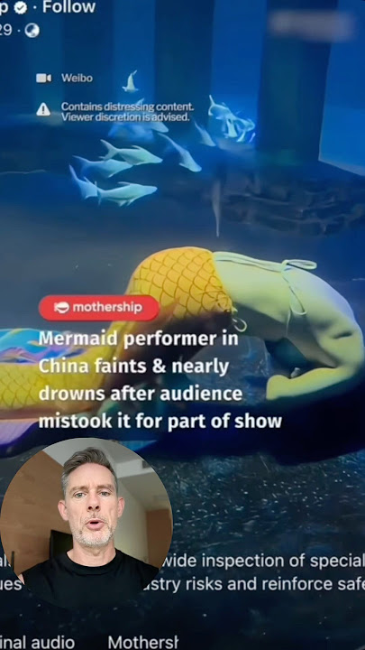 Mermaid blacks out and almost dies 😱