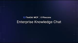 Build an Enterprise Knowledge Chat App with ToolJet MCP + Pinecone!