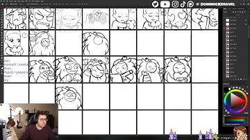 Making Twitch Emotes for Streamer KREPO Part 3