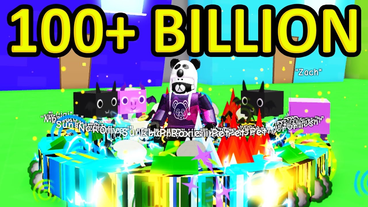 Buying 100 Billion Tier 12 Pets In Pet Simulator Roblox Youtube - roblox pet simulator info