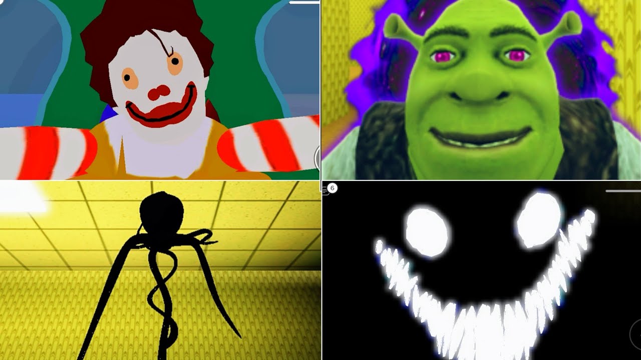 SHREK IN THE BACKROOMS - Roblox Horror Tier List #roblox