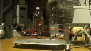 Microwave Oven Transformer arcing (2kV) 1080p Part 2