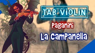 Paganini: La Campanella Violin TUTORIALS and TABS / How to play VIOLIN