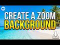Create a Zoom Background in 2 Minutes: Custom Images &amp; Blur