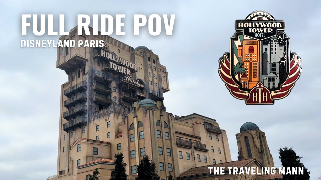 FULL POV: Hollywood Tower of Terror – Disneyland Paris | 4K Ride Experience
